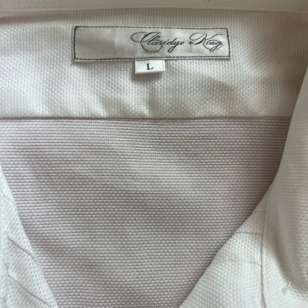 Chic White Women's Tuxedo Style shirt - Picture 2 of 8